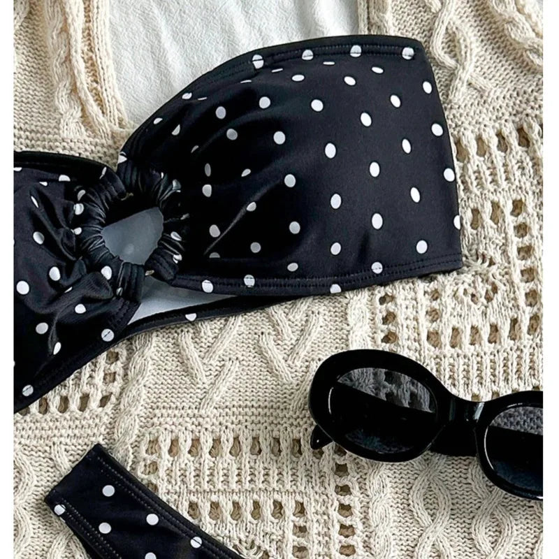 New Sexy Dot Bikinis 2026 Women's Swimwear Female Swimsuit For Swim Wear Bathing Suit Brazilian Bikini Set Beachwear Pool Bather